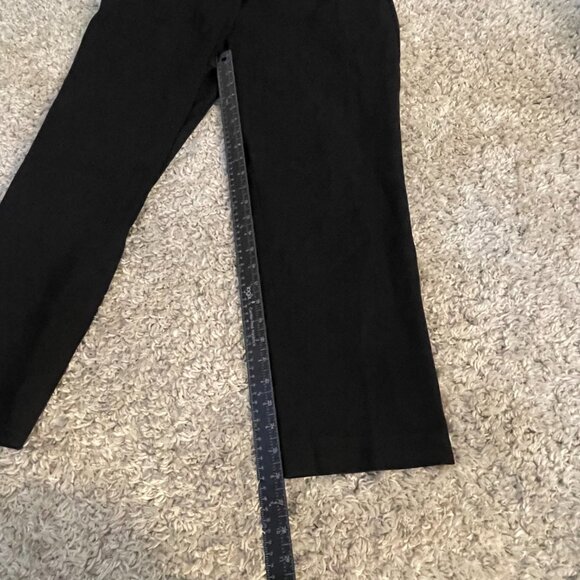 Ann Taylor Black Straight Leg Dress Pants Size 14 - Picture 2 of 6
